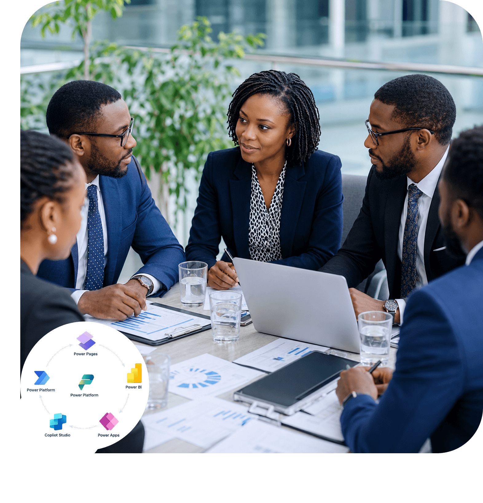 Linvex team collaborating in a meeting